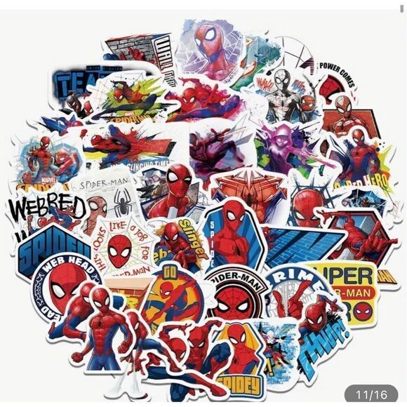 Spider-Man stickers 50ct‎ - Picture 1 of 1
